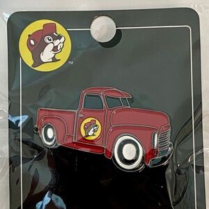 Buc-ee’s Collectible Pin Enamel Red Truck Beaver Logo Memorabilia Souvenir NEW